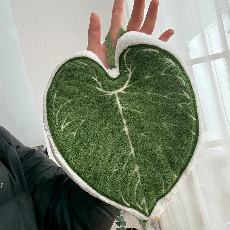 Creative Hand Towel Handkerchief Kitchen Towels Super Absorbent Towel Hanging Cleaning Cloth Bathroom Kitchen Accessories 손수건