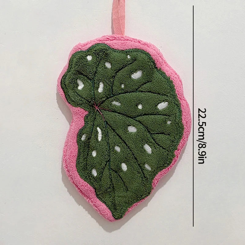Creative Hand Towel Handkerchief Kitchen Towels Super Absorbent Towel Hanging Cleaning Cloth Bathroom Kitchen Accessories 손수건