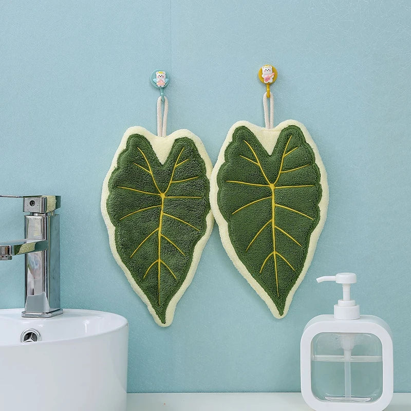Creative Hand Towel Handkerchief Kitchen Towels Super Absorbent Towel Hanging Cleaning Cloth Bathroom Kitchen Accessories 손수건
