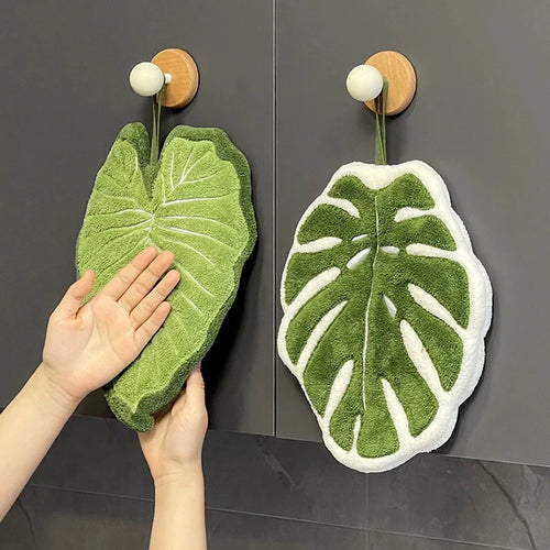 Creative Hand Towel Handkerchief Kitchen Towels Super Absorbent Towel Hanging Cleaning Cloth Bathroom Kitchen Accessories 손수건