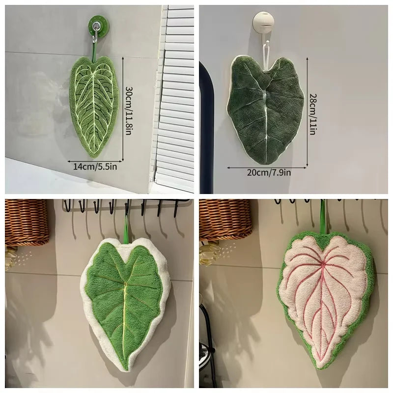 Creative Hand Towel Handkerchief Kitchen Towels Super Absorbent Towel Hanging Cleaning Cloth Bathroom Kitchen Accessories 손수건